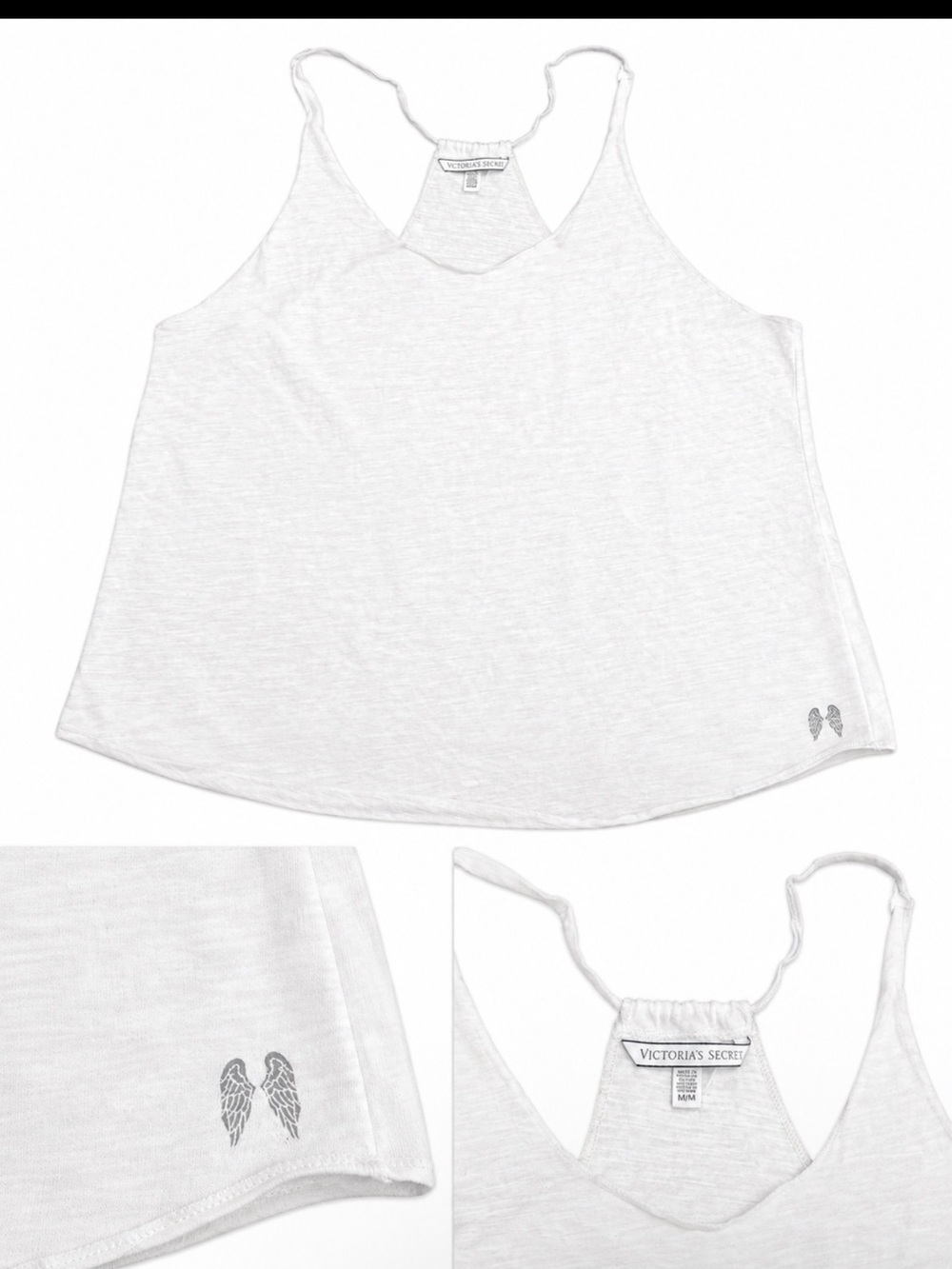 Victoria's Secret White Racerback Tank